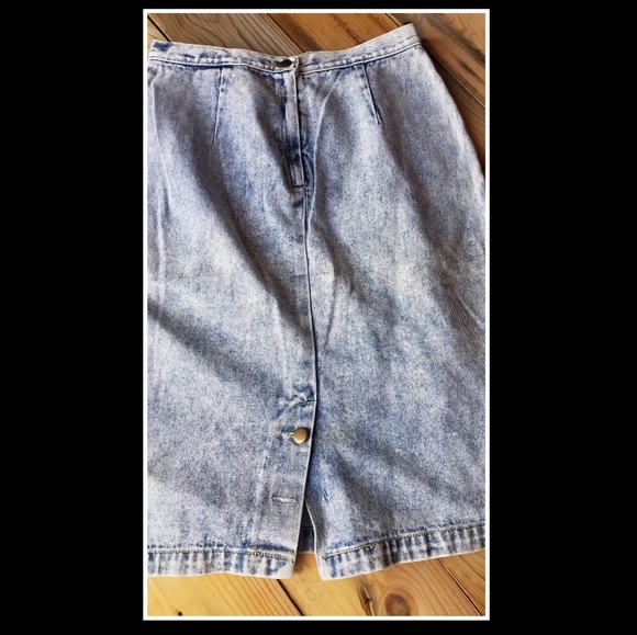 VINTAGE AJ BRANDON denim skirt - Picture 3 of 5